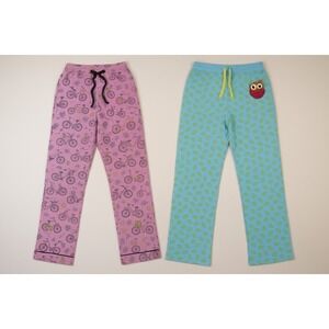 RARE Lot of 2 Nick & Nora Pajama Pants Women's (M) Owl Novelty Fleece
